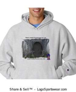 Champion Reverse Weave Hooded Sweatshirt Design Zoom
